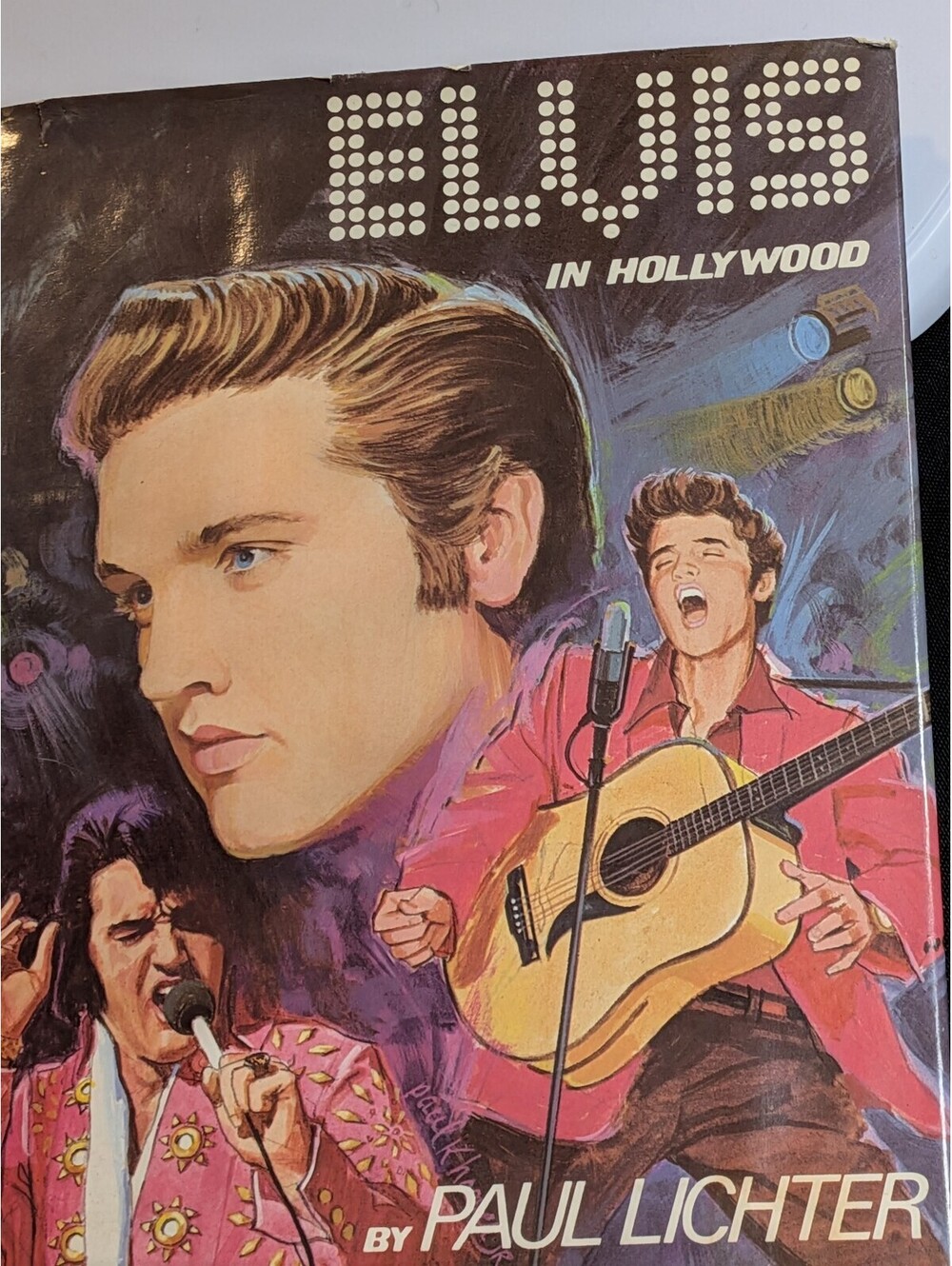 Elvis in Hollywood Paul Lichter 1975 Vintage Elvis Presley Book Photos Clippings